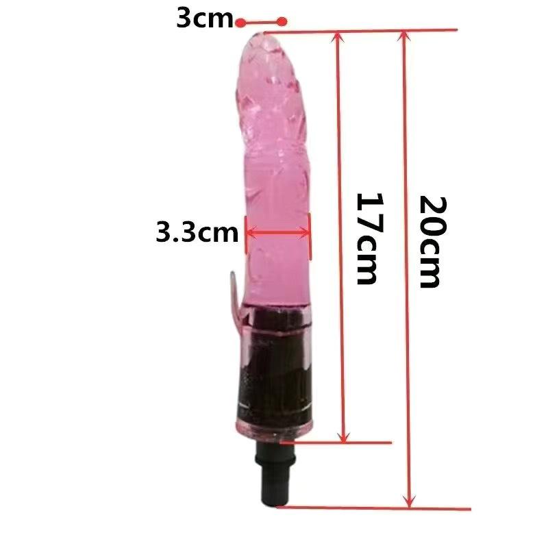 Fascial Gun Dildo Head Vibrator for Erotic Simulation (18~19mm)