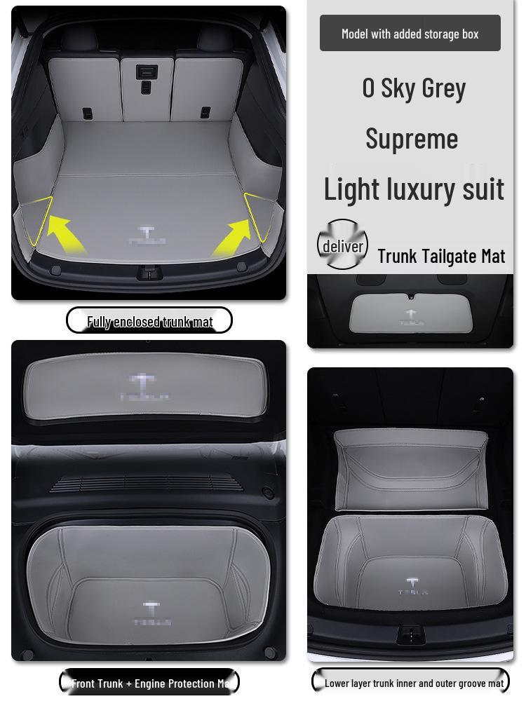 Full Coverage Trunk Mat for Tesla Model Y - Maodou Accessories