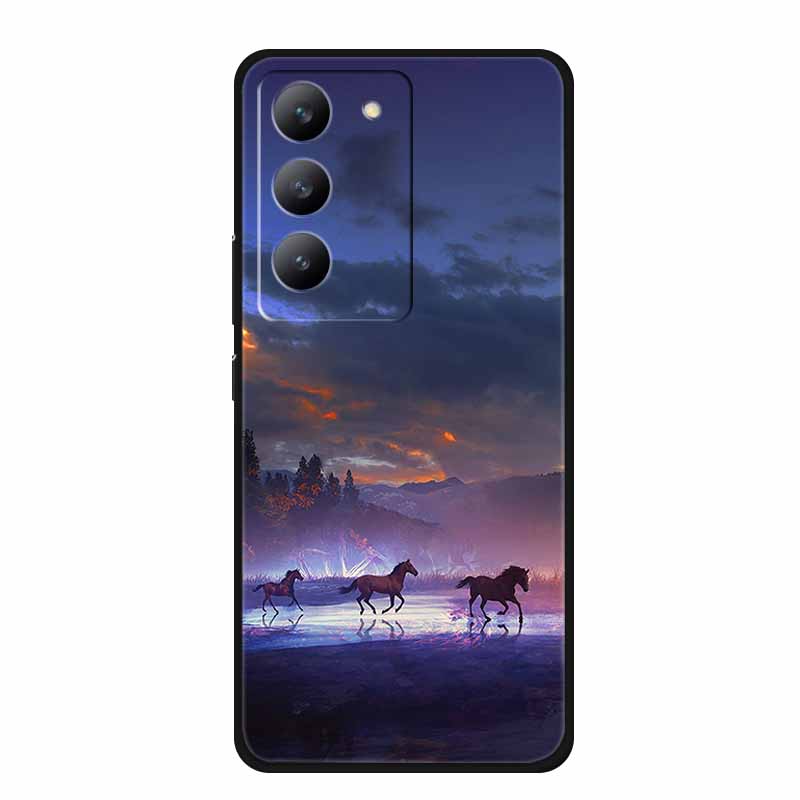Phone Case For Redmi 15 4G Back Cover Case 6.9" Shockproof Black Silicone Soft Coque For Xiaomi Redmi 15 Case Redmi15 Funda Para