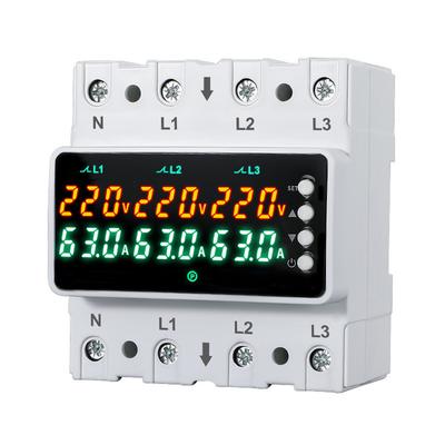 Digital Display Current Limiting Voltage Protector with Automatic Disconnection for Home Electrical System Safety
