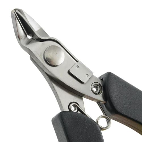 Bigman Stainless Steel Hobby Nippers with Dust Catch for Plastic, HT-02S, for Plastic Models and Crafts