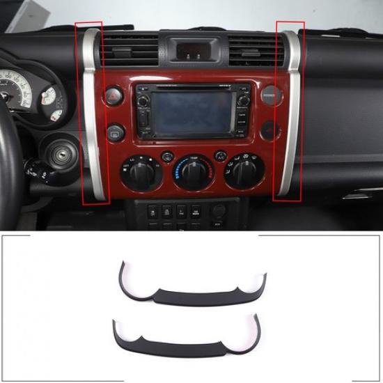 Matte Black GPS Nagivation Side Cover Trim Strip For Tayota FJ Cruiser 2007-