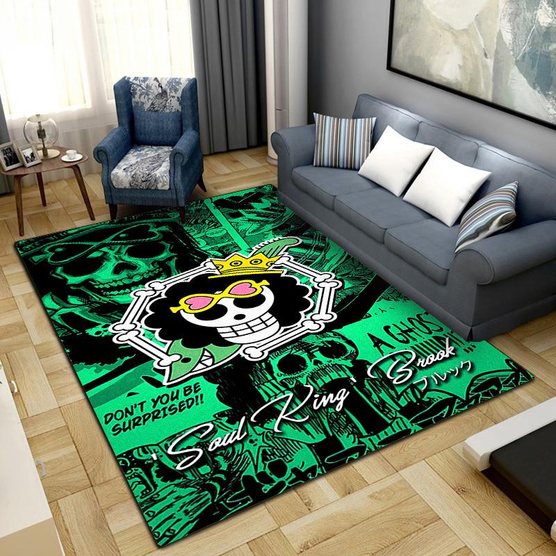 

Zoro One Piece Print Rug Living Room Home Fashion Decoration Office Desk Chair Carpet LXR166 60x90cm