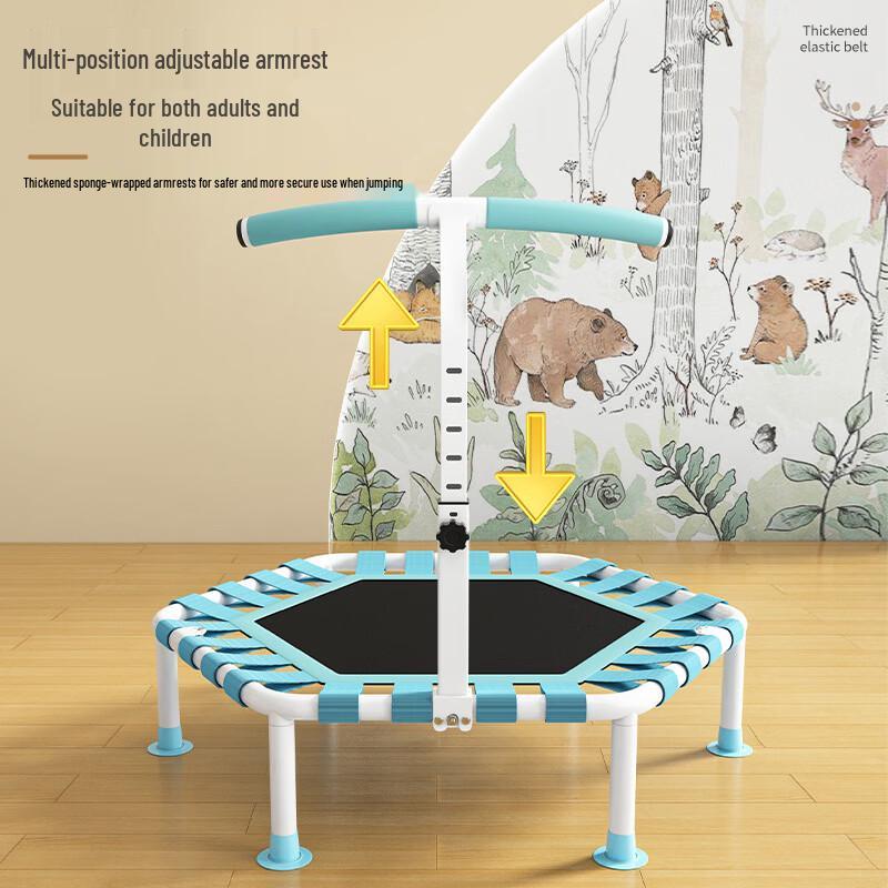 TLXT 42-inch Hexagonal Kids' Indoor Trampoline
