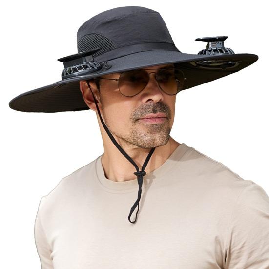 Outdoor Bucket Hat Wide Hat with Brim Fishing Dual