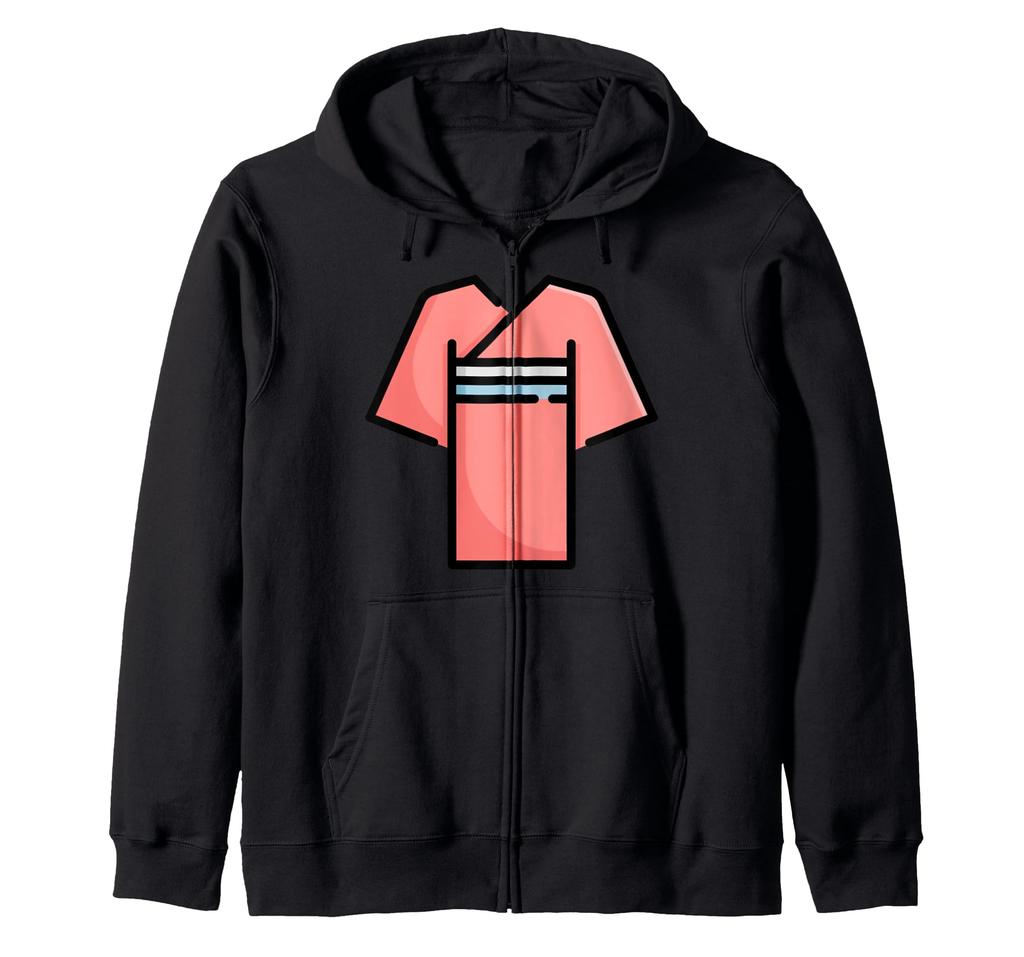 This is my yukata thin kimono Zip Hoodie