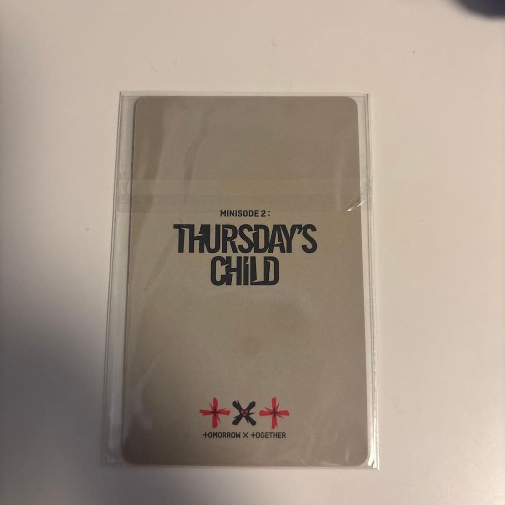 [USED] TXT Beomgyu JP Bonus Hologram Trading Card Lucky Drop Trading Card Weverse