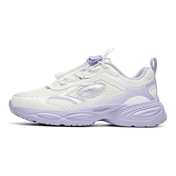 Under Armour HOVR Phantom 3 Classic Retro Non-Slip Shock Absorbing Breathable Kids Casual Shoes Kids Casual Shoes White Purple 2516666BZ