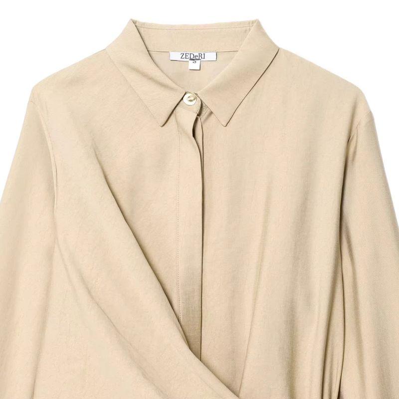 Araltay New Arrival Fashion Style Women's Clothing Button Decoration Double Breasted Shirt Casual Pants 7484053 7484251