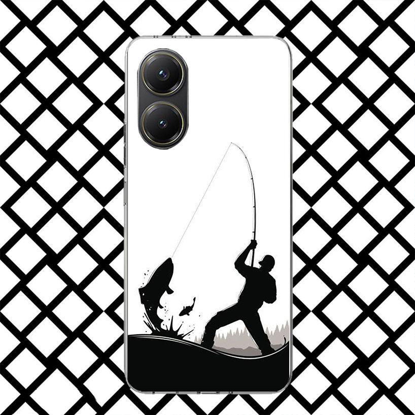 Hunting Fishing Man Phone Case for Xiaomi Poco F7 Ultra X7 X6 X5 Pro X4 Gt M8 M7 Redmi 15 15C 13 13C 12 12C Soft Cover Fundas Po