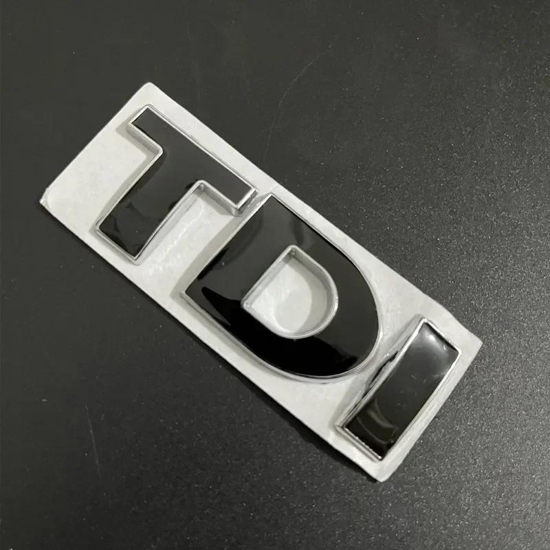 3D Metal TDI Letters Emblem Badge Sticker Decals for Golf 4 5 6 7 JETTA PASSAT MK2 MK4 MK5 MK6 MK7