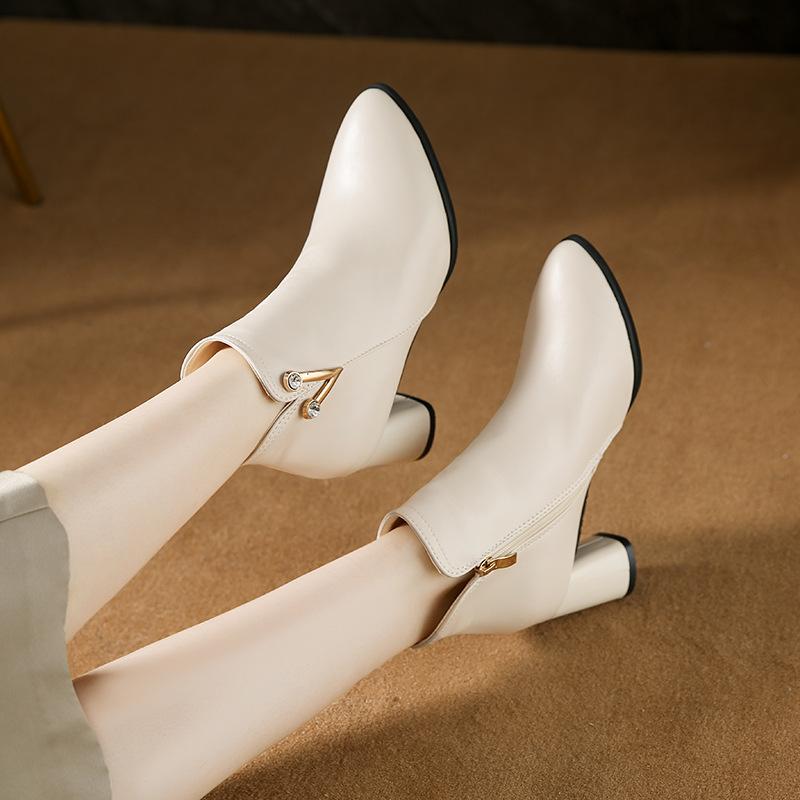 

Зимние женские ботильоны, модные ботинки, женская обувь