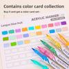 LANGUO 60/24 Colors Lightning Liquid Acrylic Marker Pens with Soft Tips Flow Smart Ink Control Art School Supplies Stationery