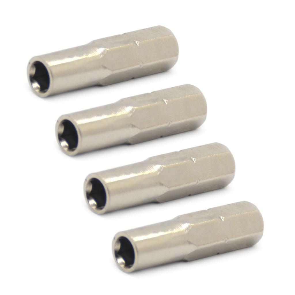 Efficient 6.35mm to 4mm Adapter Converter Conversion Adapter Suitable for Tool Application and Equipment in Carbon Steel