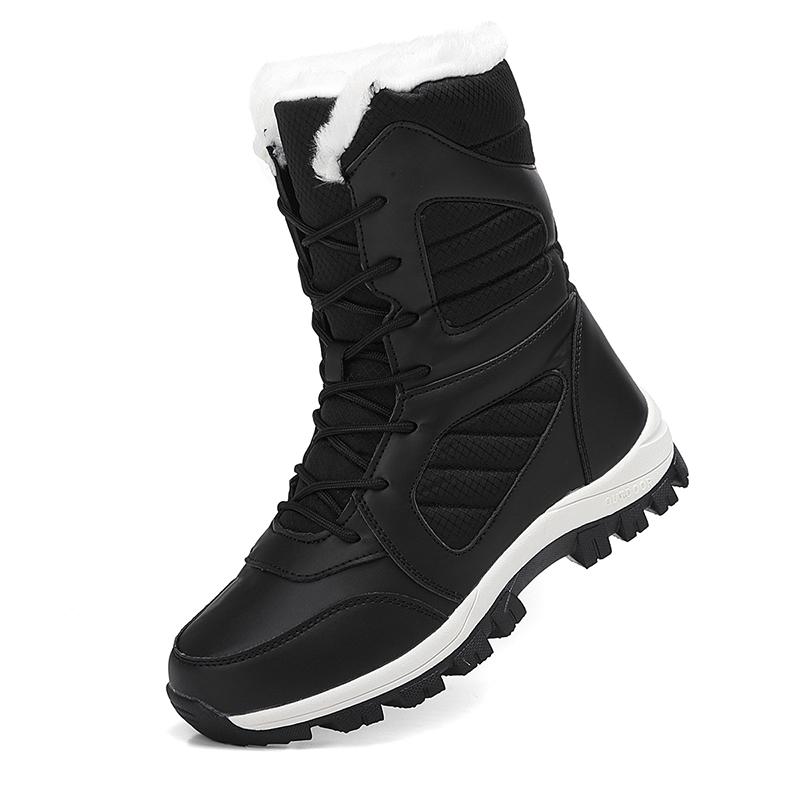 Snow Boots for Couples, 2026 Winter New Style, Fleece-Lined, Thickened, Warm, Thick-Soled, Height-Increasing Short Boots