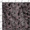 Soimoi Floral Print, Silk Fabric, Decor Sewing Fabric by The Yard 42 Inch Wide,  Decorative Fabric for Shirts Suits Ties, Black &