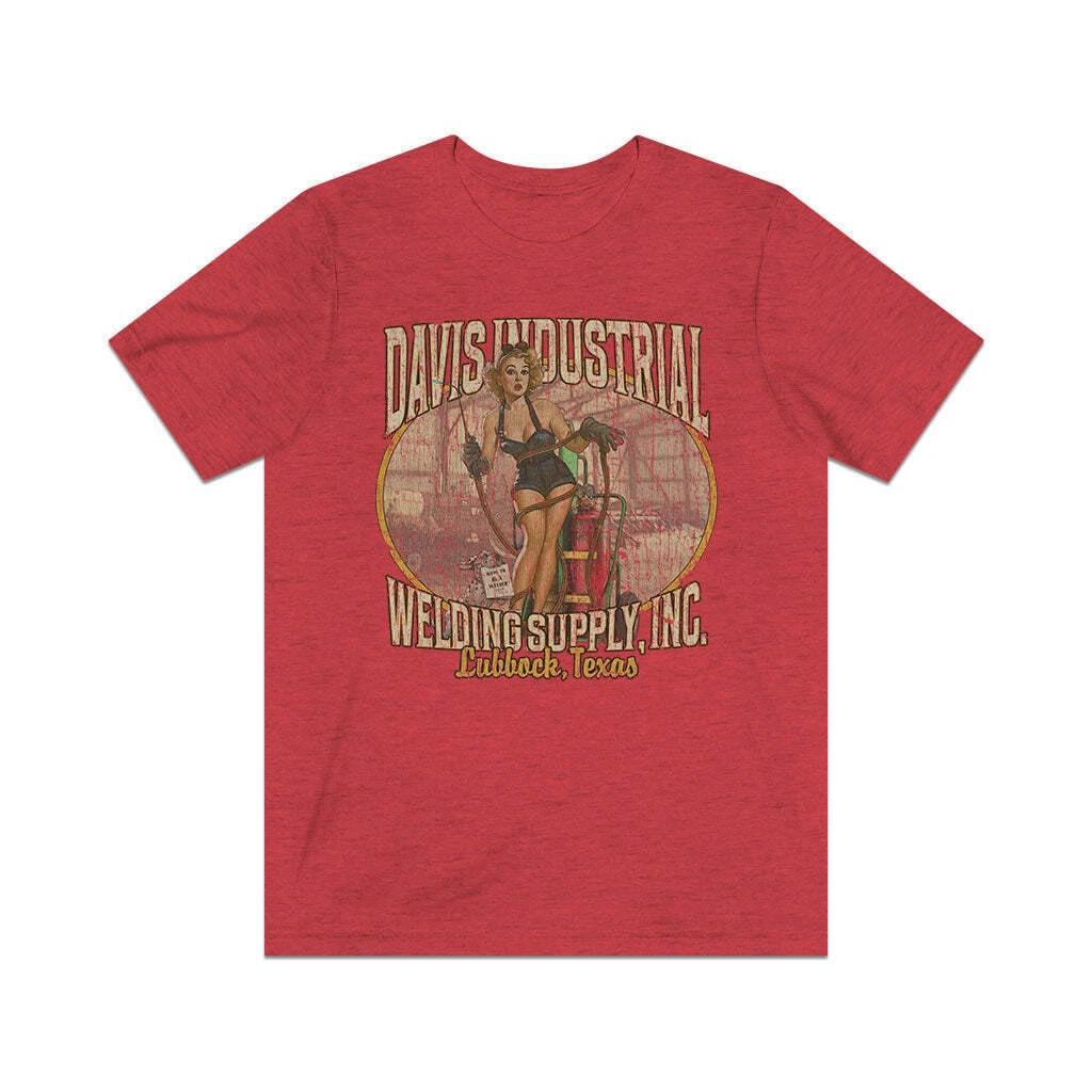 Davis Industrial Welding Supply 1946 Vintage Men s T shirt S