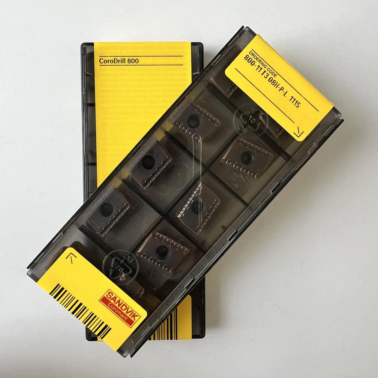 

Original Sandvik / 800-11T308H-P-L 1115 /CNC lathe carbide blade tool 10 Pcs