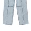 LESS 2024 Winter Cotton Washed Straight-Leg Jeans