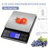 Kitchen Scale, 3kg/0.1g, with Calibration weights, Rechargeable