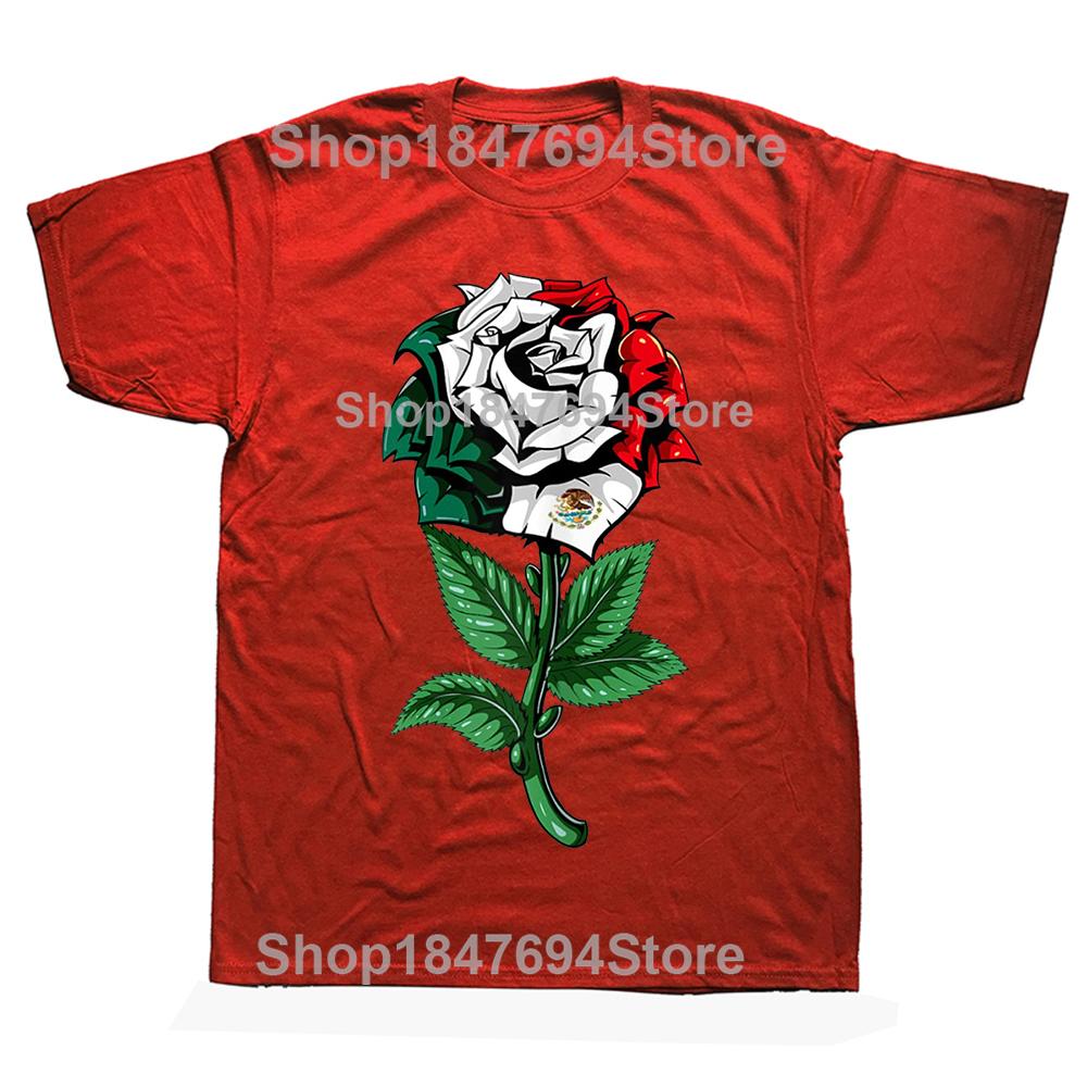 Funny Mexican Girl Hair Flag Mexico Pride T Shirt Tee Tops Round Neck ShortSleeve Fashion Tshirt Clothing Casual Basic Tshirts