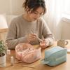 Hand-held Cosmetic Bag Portable Toiletry Organizer Bag Multipurpose Mesh Makeup Bag Women