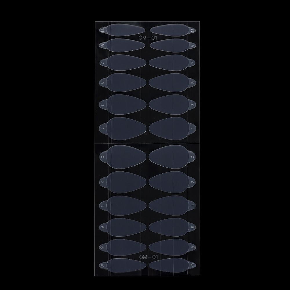 Nail Form False Tips System Extension Silicone French Forma Dual Sticker French Line for Dual Forms