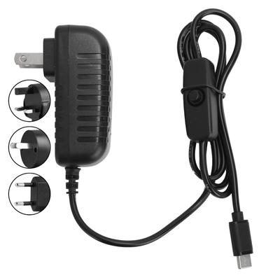 5V 3A Type C Power Supply Adapter With On Off Switch 100 240V Stable Charger Power Adaptor For 4B Development Board