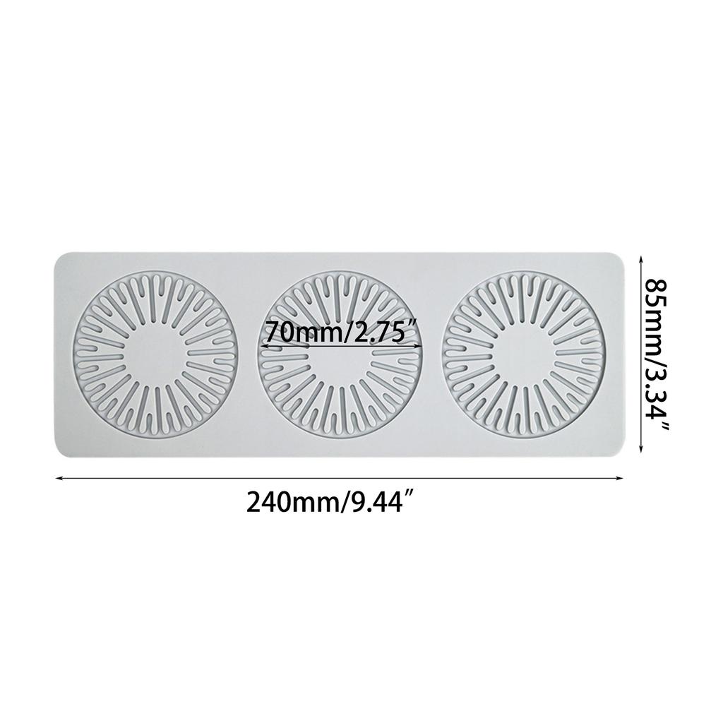 Versatile Silicone Lace Mat Silicone Fondant Cake Molds DIY Chocolate Moulds Baking Tools Silicone Material for Dessert