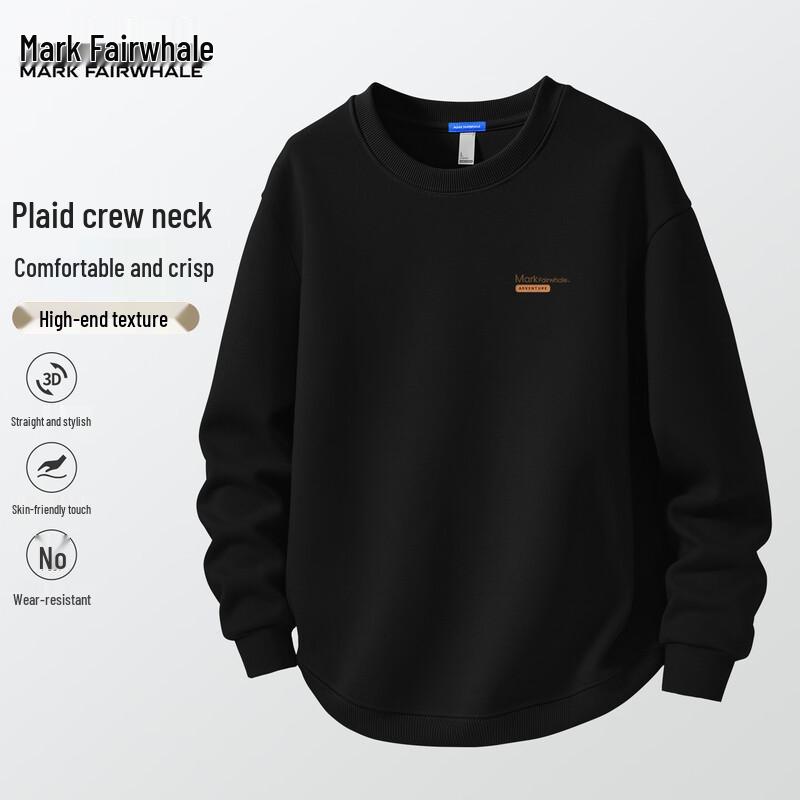 

Mark Fairwhale Men s Casual Round Neck Long Sleeve Sweatshirt 2XL (185)