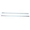 2 Pack Fence Post Repair Stakes Heavy Duty Steel Long Lasting 74cm for Fixing Damaged Wood Fences