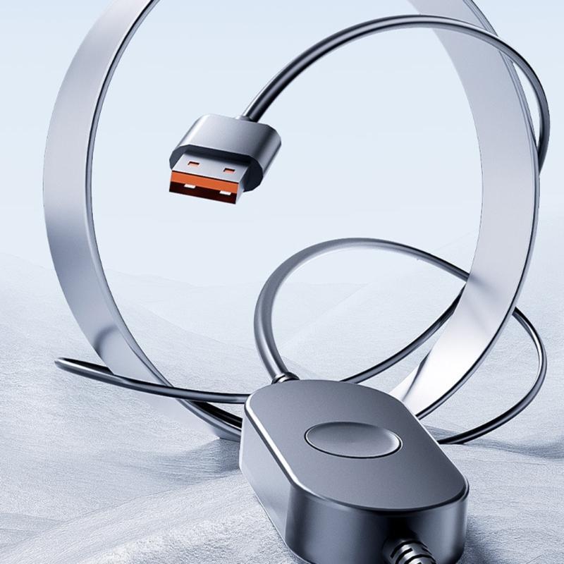 Car Suction Cup Fan USB Power Dashboard Windscreen Mount Cooling Fan Interior Air Circulator Fan 360 Degree Rotating Fan