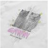 Ganni T4060 151 Cat Logo Print Women S Short Sleeve Tee