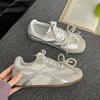Rote Retro-Ballettstil-Innenhöhenerhöhung Deutsche Trainingsschuhe Damen 2025 neu Sommer vielseitig lässig Forrest Gump Sportschuhe