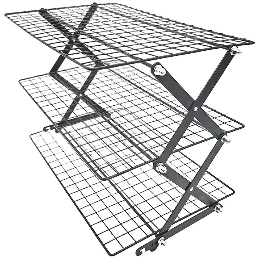 234Tier Stackable Folding Cooling Rack for Baking with Collapsible Design Suitable for Cooling Various Baked Goods At Once