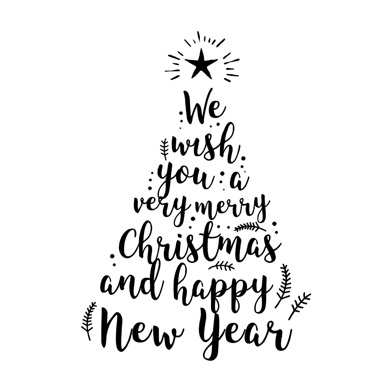 

Festive Window Stickers Pvc Removable Wall Decals Holiday Wall Stickers Decorative Christmas Stickers For Living Room Bedroom чорний