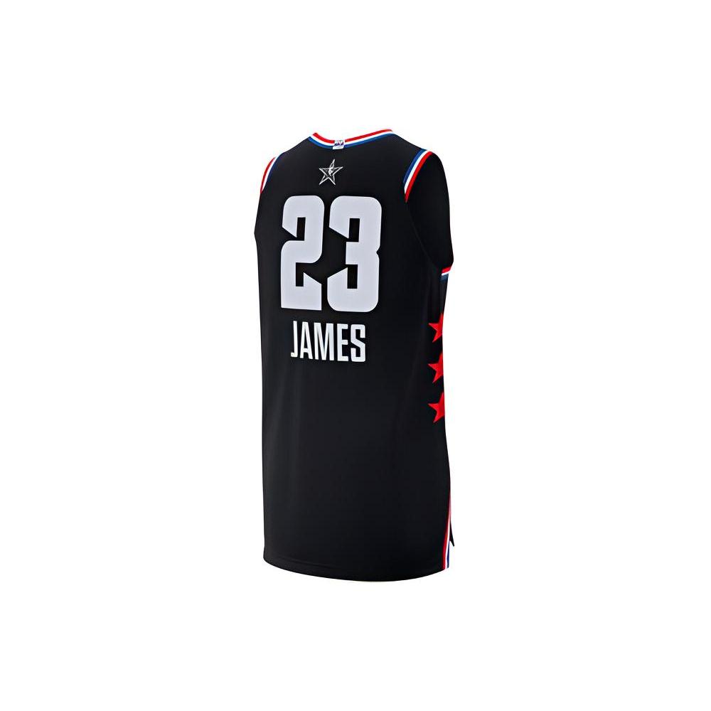 Jordan Basketball Jersey NBA Los Angeles Lakers AU 2019 All Star, LeBron James No. 23 Jersey Mens Black AQ7288-017