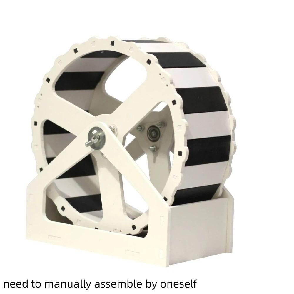 

Plastic Hamster Running Wheel Silent Colorful Pet Hamster Bracket 21cm Stable Base Rodent Running Wheel for Small Animals чорний