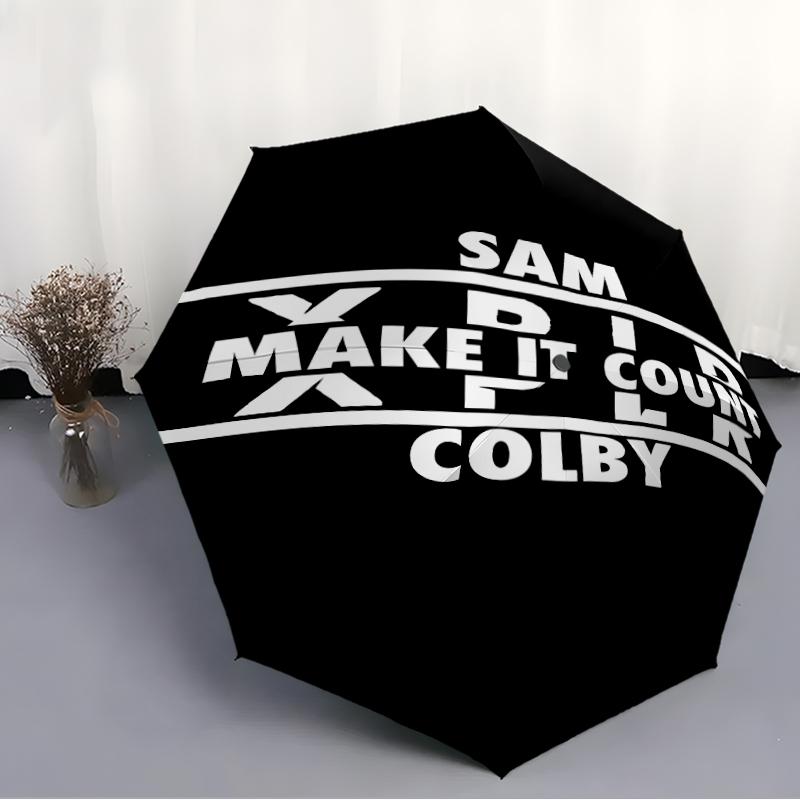 Printed Sam and ColbyPrinted Folding Umbrella,Outdoor,Leisure,And Travel Umbrella,Durable Umbrella Fabric,Birthday And Holiday Gift