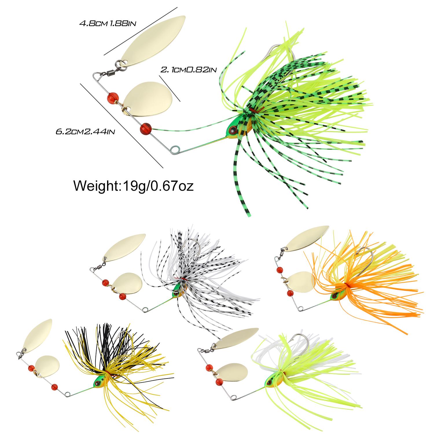 

Приманки, 5 шт., приманка для ловли окуня, качающаяся металлическая приманка с блестками, искусственные поддельные бионические рыболовные приманки, плавающие SET