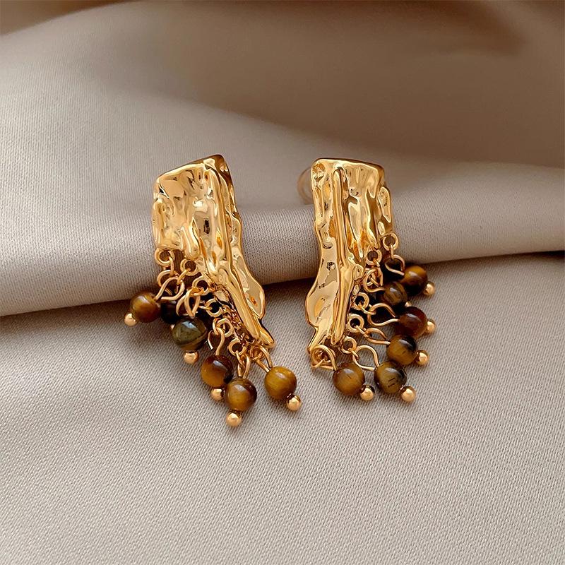 Silbernadel Harz Quaste Ohrringe: Stilvoll, Vielseitig, High-End.