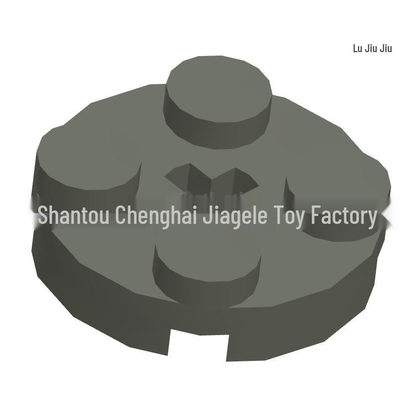 50G Min. Order: MOC Building Blocks Compatible with 4032 High, 2x2 Round Plate with Cross Axle