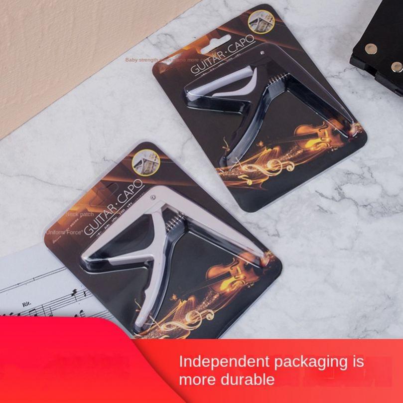 Capo de chitară din plastic, din oțel, pentru chitară electrică acustică, clemă de acordare a ukulelelor cu extractor de știfturi, accesorii pentru piese de chitară