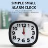 Sveglia Quadrata Creativa Senza Ticchettio Numero Silenzioso Orologi da Camera Comodino Ufficio Arredamento Casa Orologi al Quarzo a Batteria