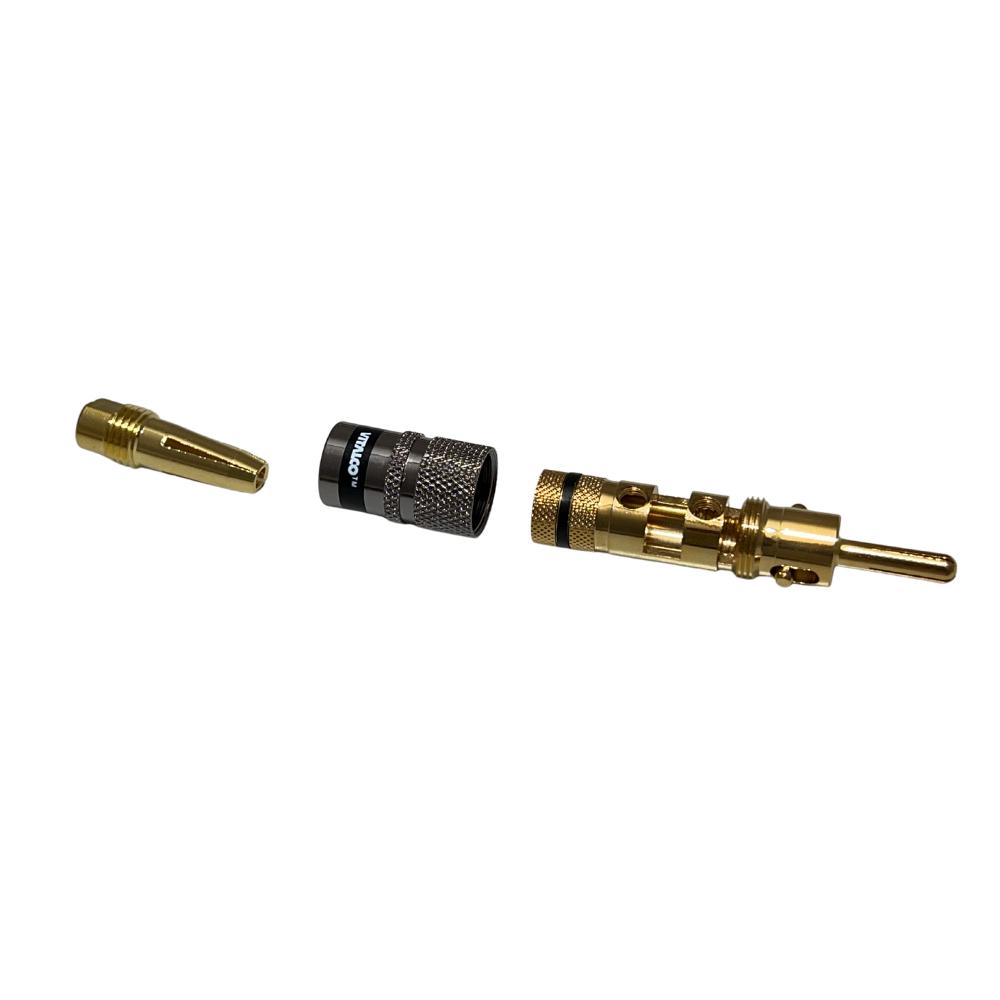 Professional Speaker Banana Plug 6mm Set of 2 Vitalco (Wg1)