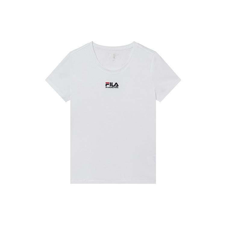 New FILA Regular T Shirt Women's White F11W928108FWT