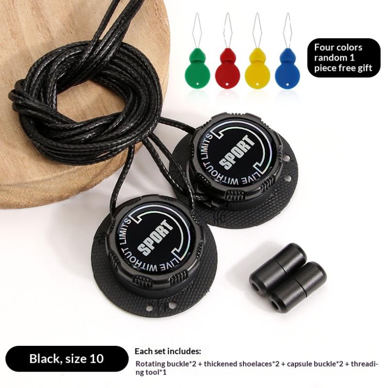 1/3 Sets Lace-Free Swivel Buckle Sports Shoe Laces For Men And Women Casual Lazy Shoes Lace Diy Accessories