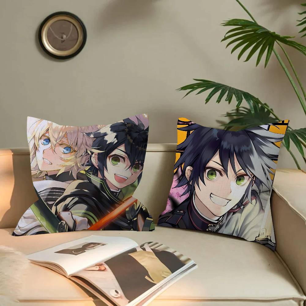 Anime Seraph of The End pillow cover sofa cushion cover home room decoration children gift