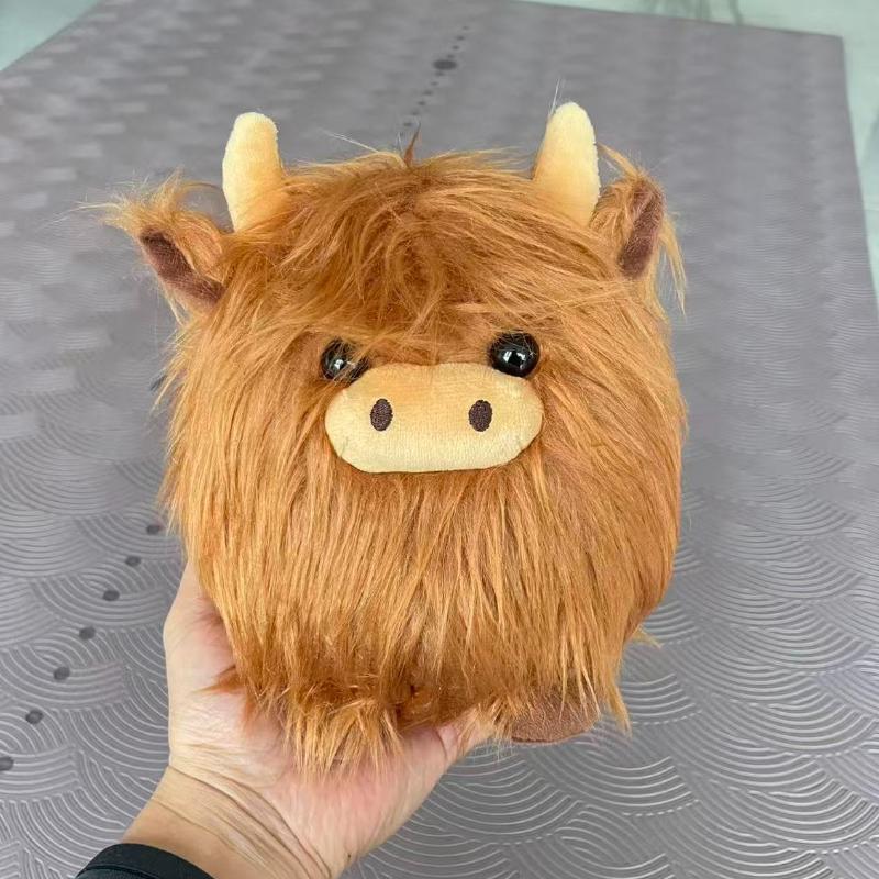 Kawaii Ležící Horská Kráva Plyšová Hračka Měkká Plyšová Zvířátka Panenka Horská Kráva Loutka Roztomilý Plyšák Kawaii Děti Vánoční Dárky Dekorace Domu