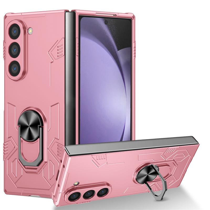 360 Ring Magnetic Ring Kickstand Lens Protection Armor Shockproof Full Body case for Samsung Galaxy Z Fold 7 6 5 / Z Fold 4 3 2